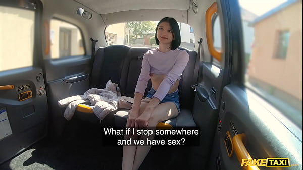Fake Taxi - Shy teen with short hair has her wet pussy pumped on the backseat of the taxi