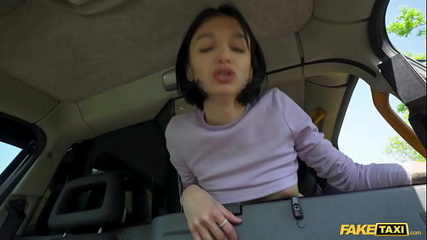 Fake Taxi - Shy teen with short hair has her wet pussy pumped on the backseat of the taxi