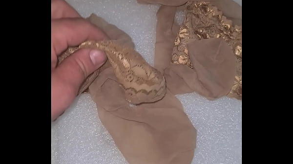 Stolen my friends wife stockings, after wedding Thumbnail