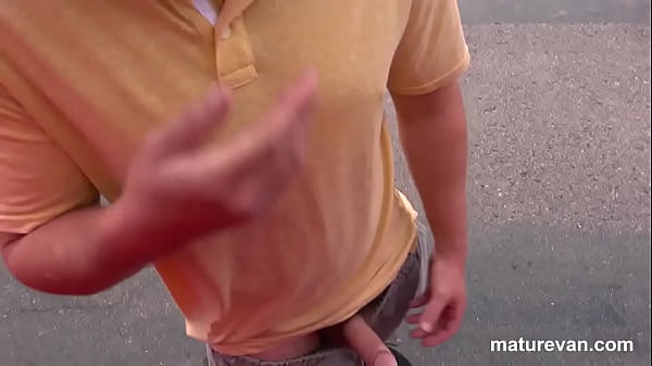 Cougar picks up horny dudes on the road