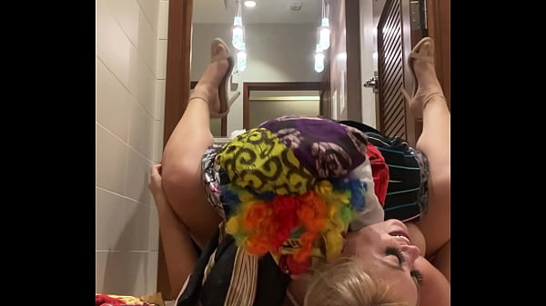 Milf Lila Lovely Sucks And Fucks Gibby The Clown In A Public Bathroom
