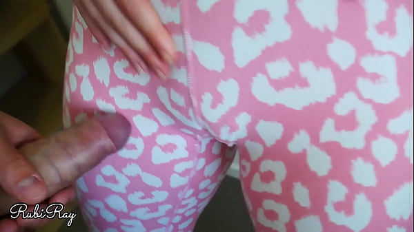 Cute n Fit Step Sister Makes Me Cum in Her Hot Yoga Pants - Cum in Lingerie and Smooth Pussy