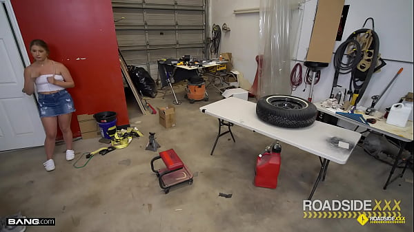 Roadside - Taylor Blake Fuck Her Way Out Of Expensive Car Repair Fees