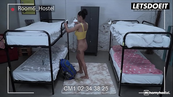 LETSDOEIT - Ebony Babe (Tina Fire) Rammed By The Panty Sniffer In HORNY HOSTEL