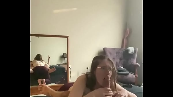 Babe with huge ass sucks and rides huge cock