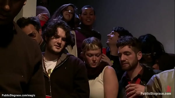 Sluts groped and rough public fucked