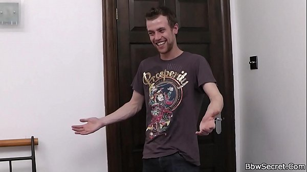 Wife finds him fucking blonde BBW