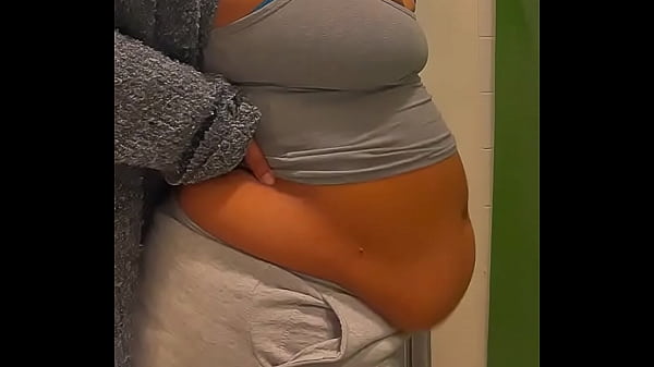 Bigbelly-biggerheart depois que ela ficou enorme