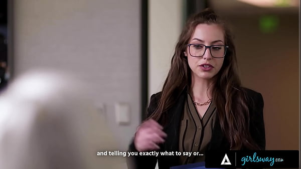 GIRLSWAY - Stacked Dominant Boss Kenzie Taylor Makes Her Two Bad Gossiping Employees Eat Her Pussy