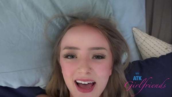 Sweet and innocent Maria Kazi Amateur Blonde gets pussy eaten and gives blowjob