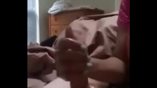 step mother makes a handjob to her before going to s.