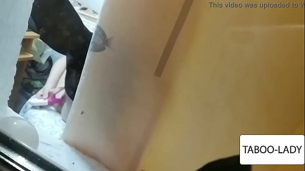 Caught step sister masturbating and squirting hard