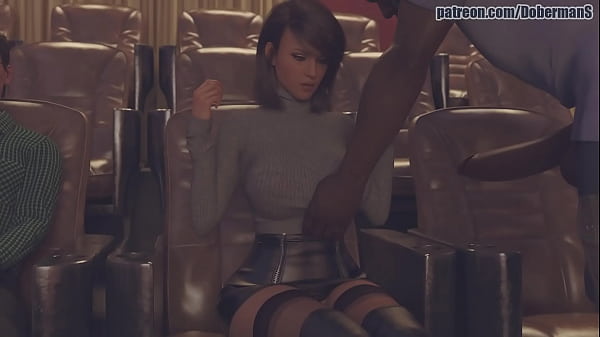 Wife With Stranger In Movie Theater