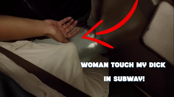 Unknown Blonde Milf Grabbing my Dick in Subway Metro