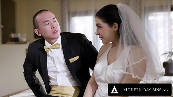 MODERN-DAY SINS - Groomsman ASSFUCKS Italian Bride Valentina Nappi On Wedding Day   REMOTE BUTT PLUG