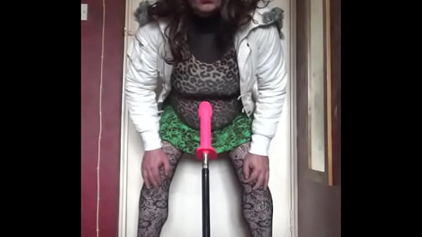 bisexual crossdresser wants to be filmed while getting his anal pussy fucked by a real cock instead of this dildo machine fucking him part 6 Thumbnail