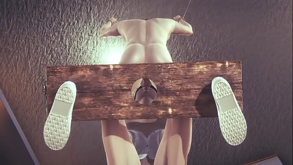 Hentai 3d sem censura - Boquete de Ema na lavanderia - Jogo de filme de anime de mangá asiático japonês