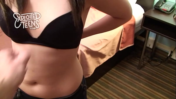 Short russian amateur teen stars in this teen porn video