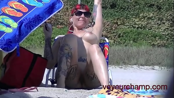 Exhibitionist Wife #170 & 172 - Morgan La Rue First Time At The Nude Beach Making A Voyeur Video For Her Husband!