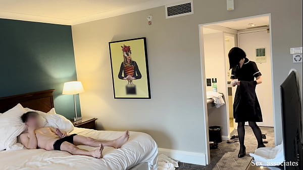PUBLIC DICK FLASH. I pull out my dick in front of a hotel maid and she agreed to help me cum.