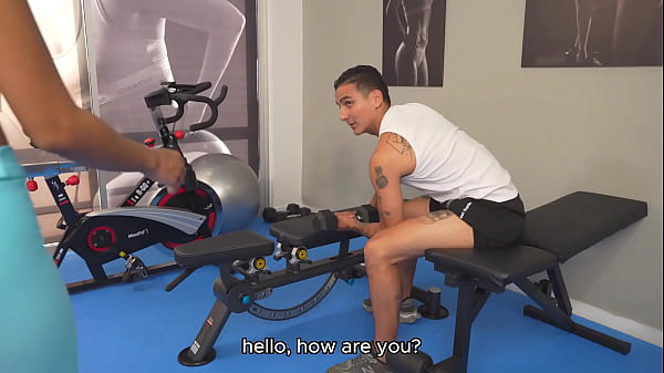 Personal training use his big dick to train a brunette teen girl with big ass