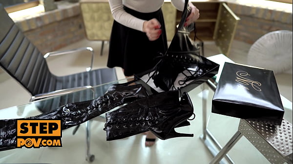 itsPOV - Stepsis breaks in new latex gear with hot sex