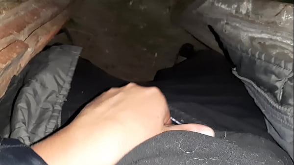 I caught my neighbor masturbating in the toilet on the street and I joined her - Lesbian Illusion Girls