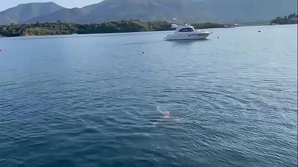 Monika Fox Morning Swimming Naked In The Bay