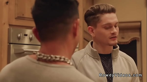 Asian gay action star anal fucks man from set