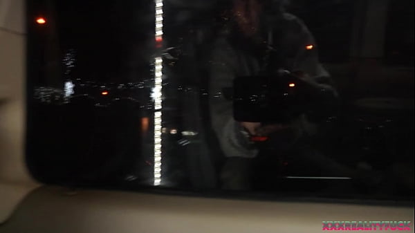 Boosty blondie takes stranger in the car for fuck and massive cum on her big tits