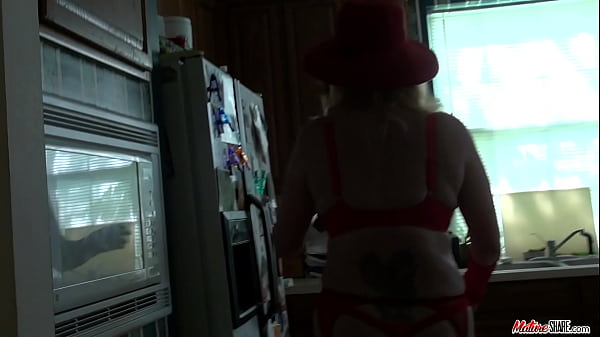 Granny in red lingerie, full fantasy casting couch scenes