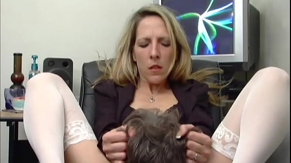 The Boss Lady Gets Pussy Licked by Assistant