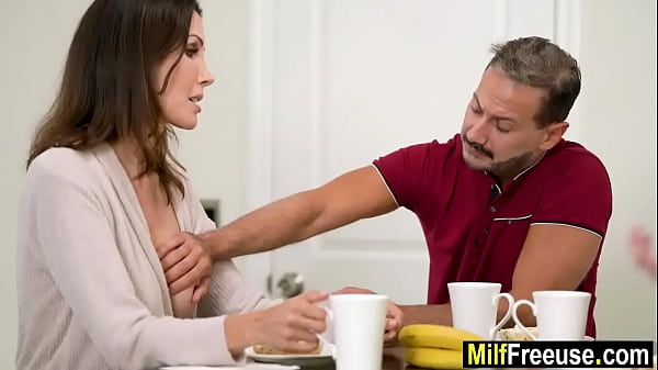 Stepmom used as fuck toy by stepson & stepfather
