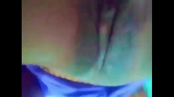 Inspecting her gadget