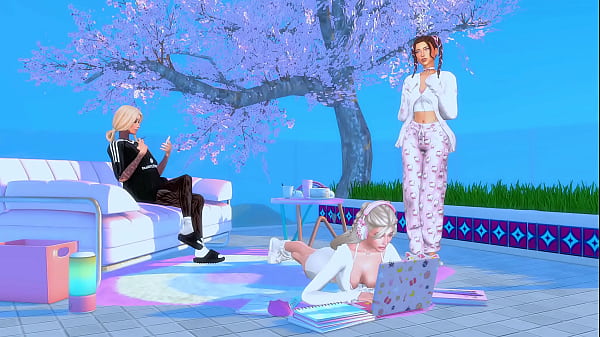 PERVERTED FUTA MISTRESS ARRANGED HARD ANAL SEX AND FACEFUCK WITH STEPSISTER (SIMS   ANIME HENTAI   SFM)