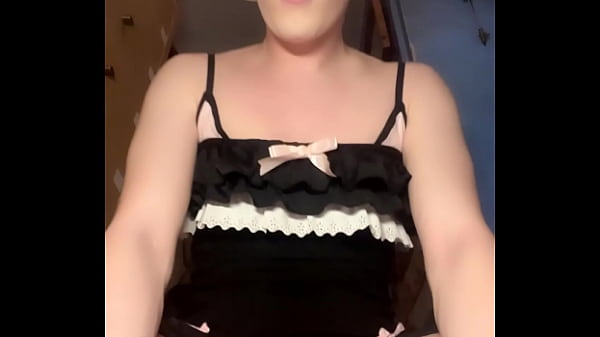 Multiple Caged Orgasms – Sissy Jessica Bloom Rides Fat QUtoy Dildo