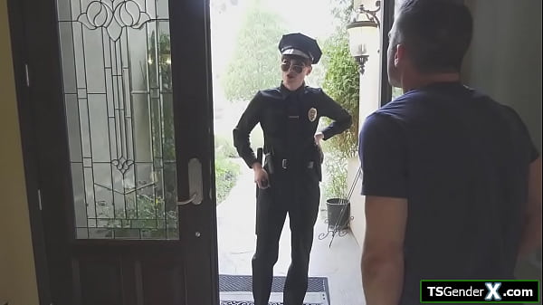 Trans officer Natalie Mars is barebacked