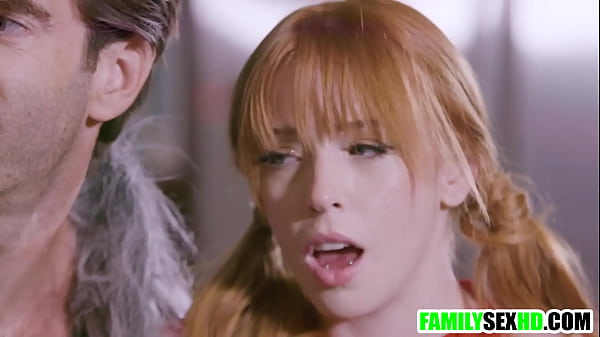 Pervy step dad bangs step daughter behind step mom's back