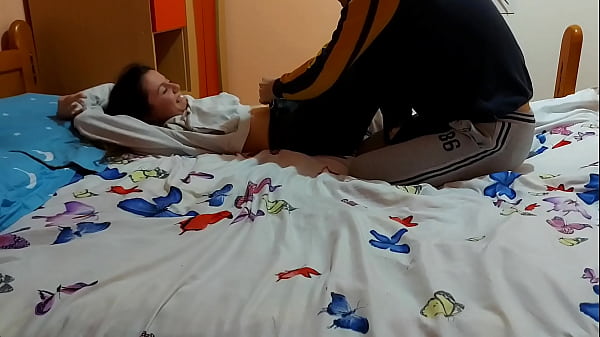 Brunette babe gets fucked by her roommate Thumbnail