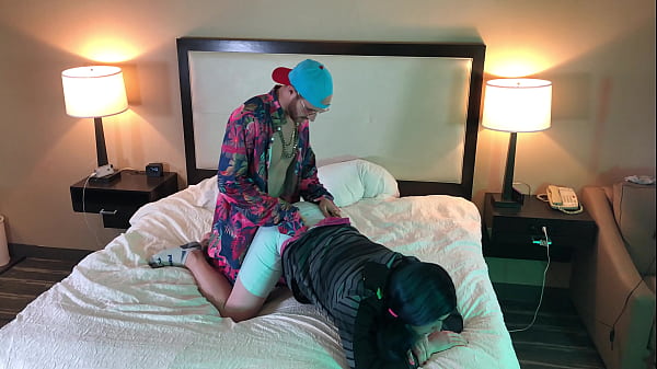 First Time Rapper Fucks Transgender in Chastity