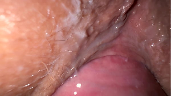 Extremely close up fuck with the boss's husband, tight creamy pussy and ass rubbing cumshot