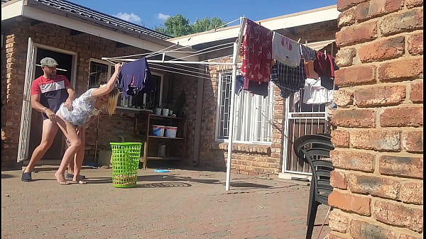 Cuckold Troubled man fucking my wife outdoors