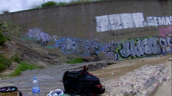 Short haired tattoed milf fucking on the beach