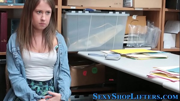 Thieving teen cumshot