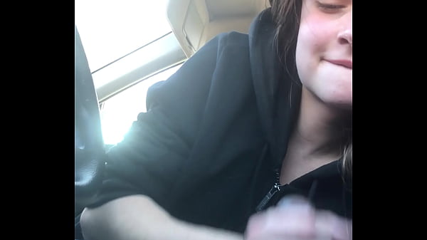 Lesbian bestfriend gives me road head til drinks it