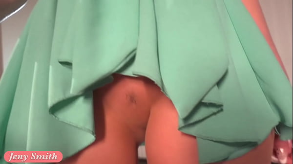 Hairdresser (part 4). Jeny Smith with seamless tights teasing a guy. He touched her pussy