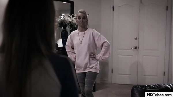 Religious mom makes her Stepdaughter do it with a man! - Aaliyah Love, Kristen Scott