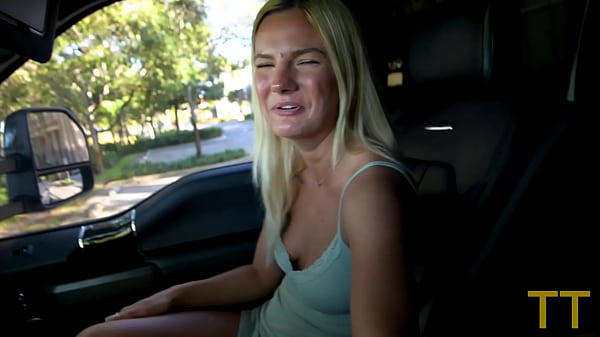 SEXY 20 Year Old Blonde Cheats on Her Boyfriend in Parking Lot - Lacy Tate TT S1E18