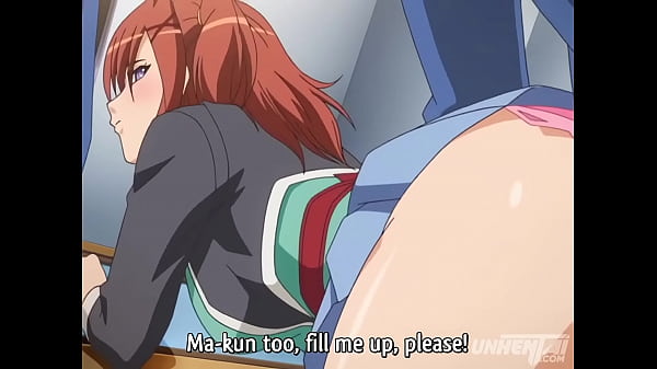 step Brother gets a boner when step Sister sits on him - Hentai [Subtitled]