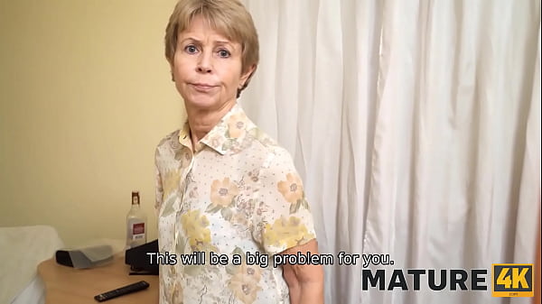 MATURE4K. Man is here to please mature woman nailing the hungry pussy